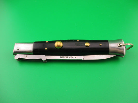 Rizzuto Estileto Milano 22cm 9 inch 4 pin Japanese vintage swing guard automatic knife