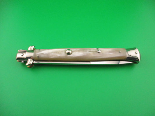 z AGA CAMPOLIN 33cm Picklock Stiletto Honey horn NOS automatic knife