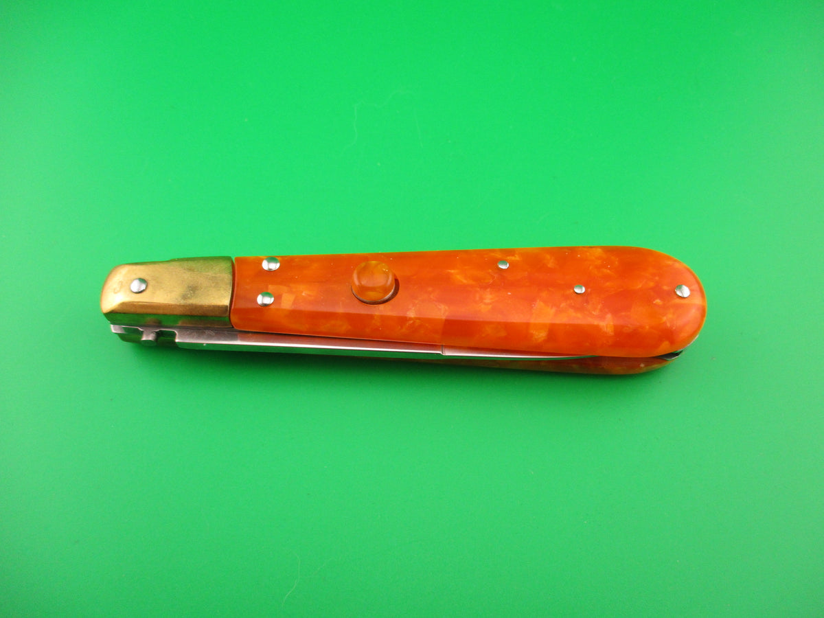 Italy 22cm Italian Swivel bolster Customized "Orange Madness" automatic knife Slo Joe