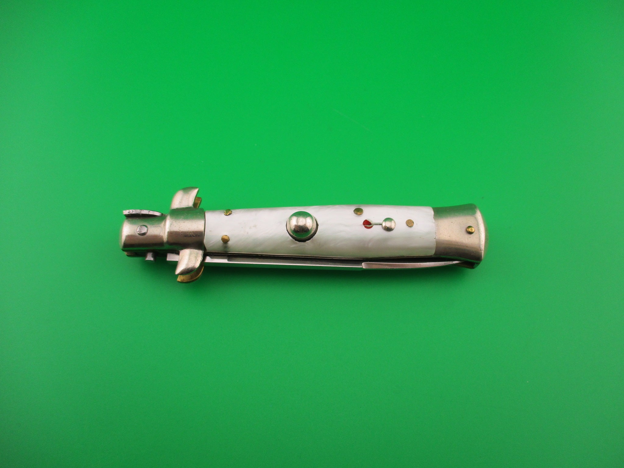 C JUL HERBERTZ IMPORT 18cm Italian Transitional Pearl switchblade NOS ...