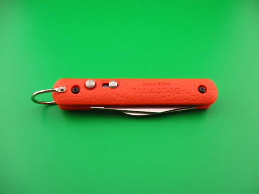 COLONIAL KNIFE 2019 M724 Orange Paratrooper 2 blade Automatic knife