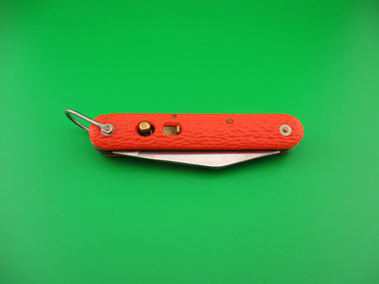z CAMILLUS vintage MC1 Orange paratrooper automatic knife with hook blade