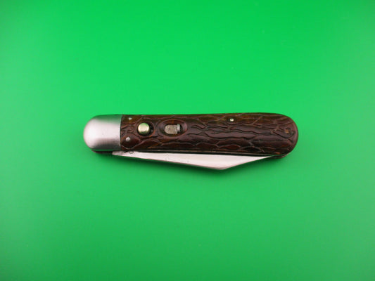 PRESTO Scout Brain Wormgroove model 1000 Vintage 1940s automatic knife