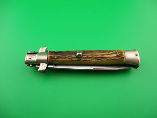 CORICAMA INOXID 23cm Italian Transitional Stiletto Stag vintage automatic knife