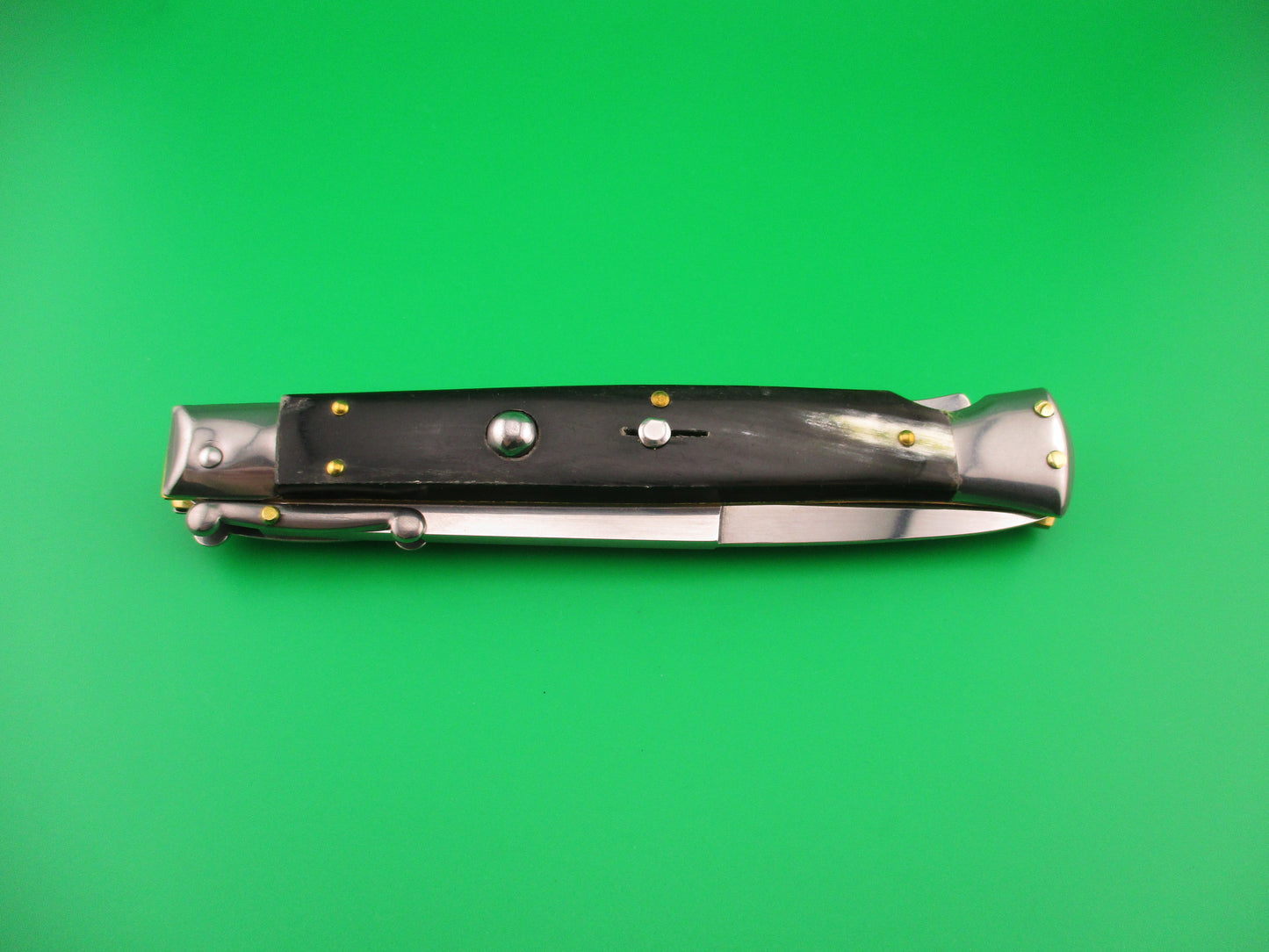 FRANK B ITALY 28cm Italian Swing Guard Brazilian horn automatic knife