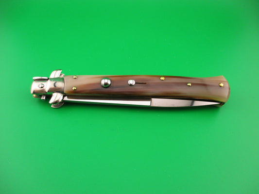 Frank B Italy 28cm Italian Fantail Swivel bolster Light horn automatic knife