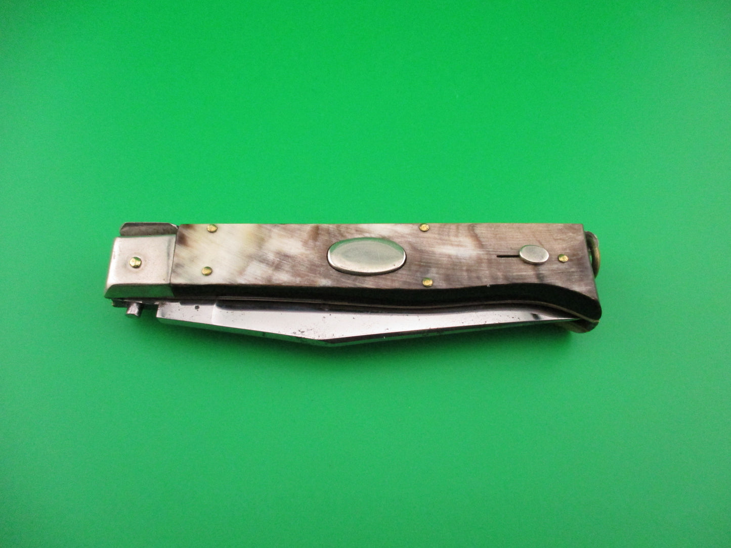 Vintage 22cm Italian Picklock Oval button Camper vintage 1950s automatic knife