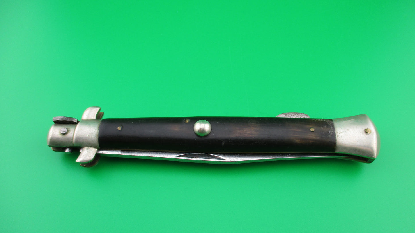 Stainless Steel ITALY 28cm Italian FALSE BUTTON humpback lockback Vintage manual knife