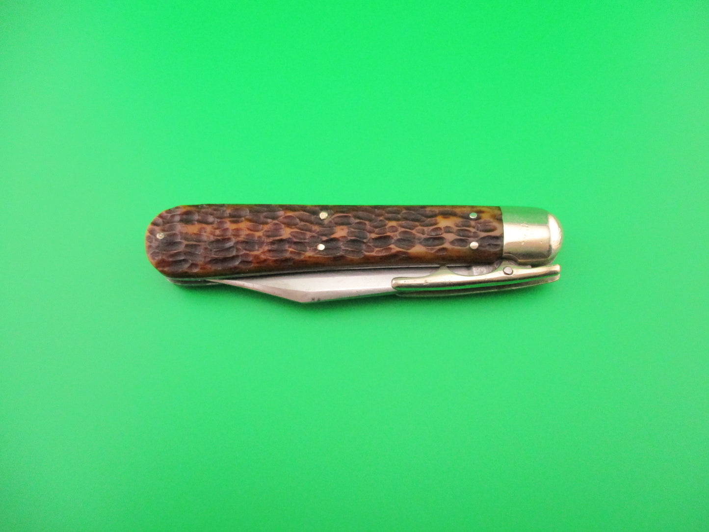 PRESS BUTTON KNIFE CO #1005 the VICTOR Antique switchblade knife