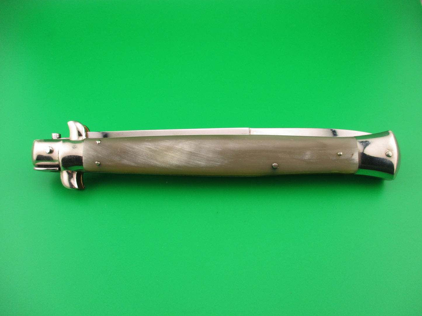 z AGA CAMPOLIN 33cm Picklock Stiletto Honey horn NOS automatic knife