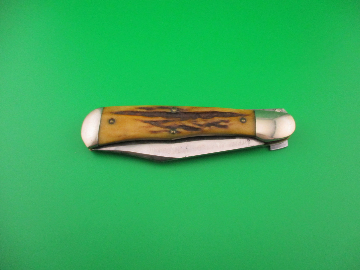 Aerial AC MFG Co Marinette, WIS Stag Lever K112 switchblade knife