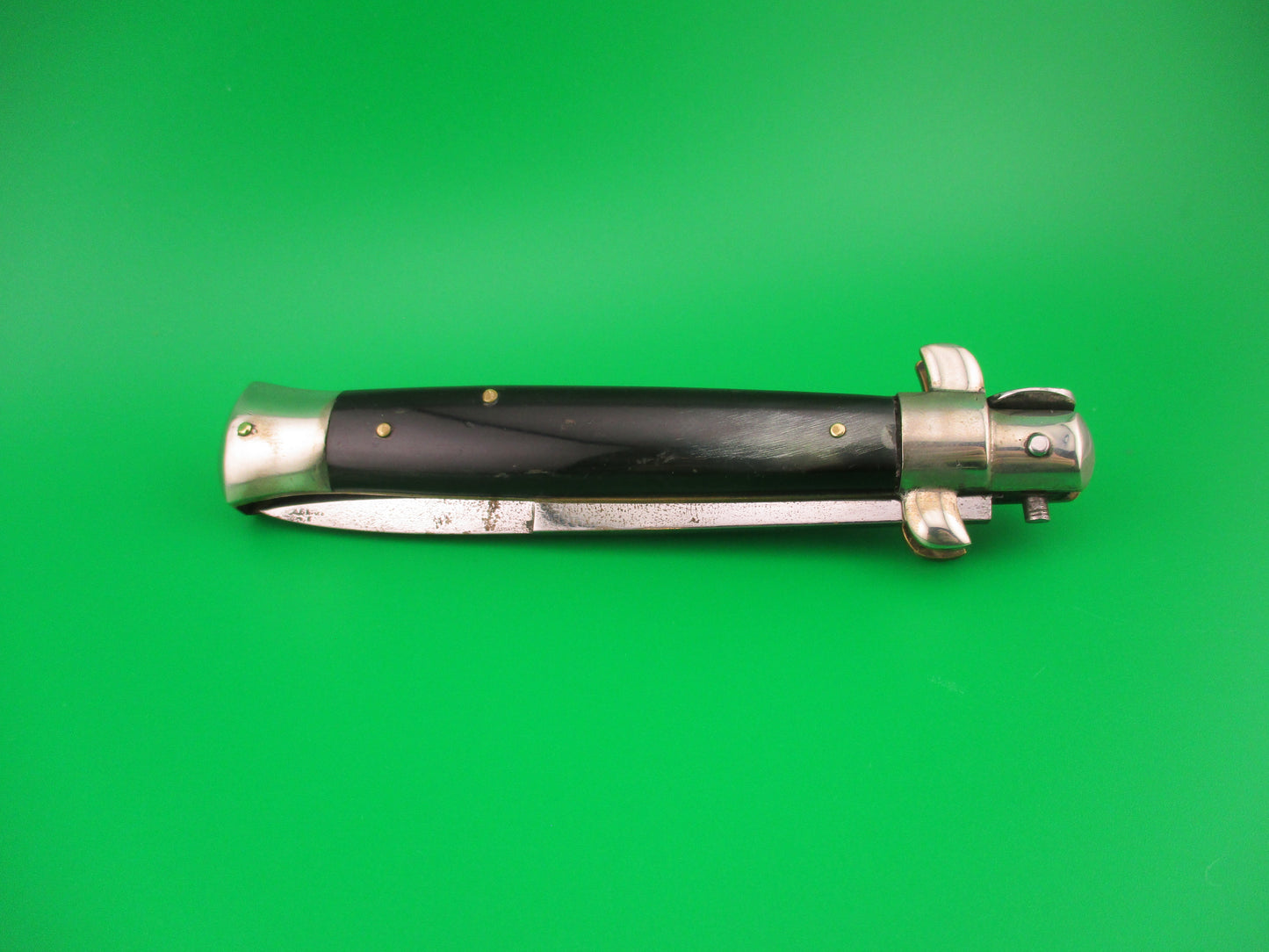 ROMO ITALY 23cm Italian Picklock 1950s vintage Bayonet Horn automatic knife