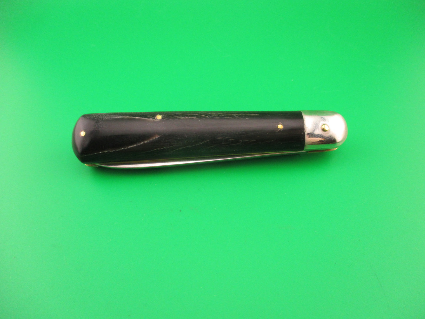 Rostfrei 20cm Italian Horn Cigar Slip joint 1970s vintage NOS switchblade jack knife