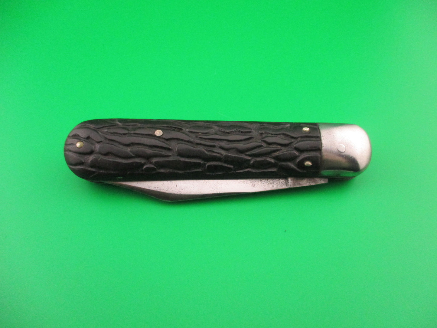 FLYLOCK #12000 Scout Clip blade Antique Automatic knife made in USA