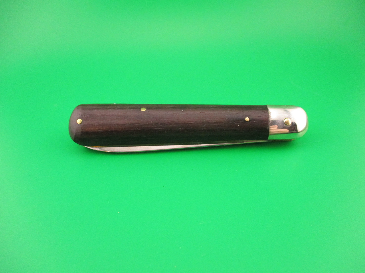 Rostfrei 20cm Italian Ebony Cigar Slip joint 1970s vintage NOS switchblade jack knife
