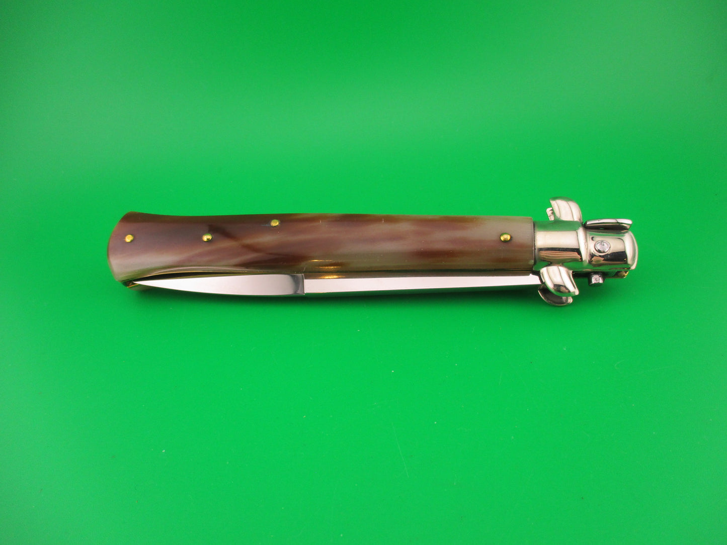 Frank B Italy 28cm Italian Fantail Swivel bolster Light horn automatic knife