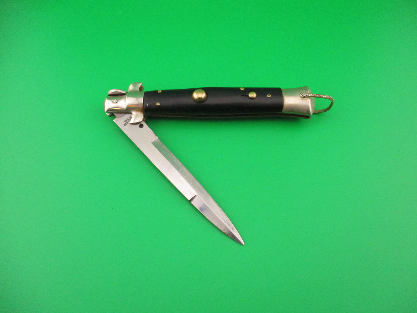 STAINLESS STEEL 23cm Japanese Picklock Vintage Black automatic knife