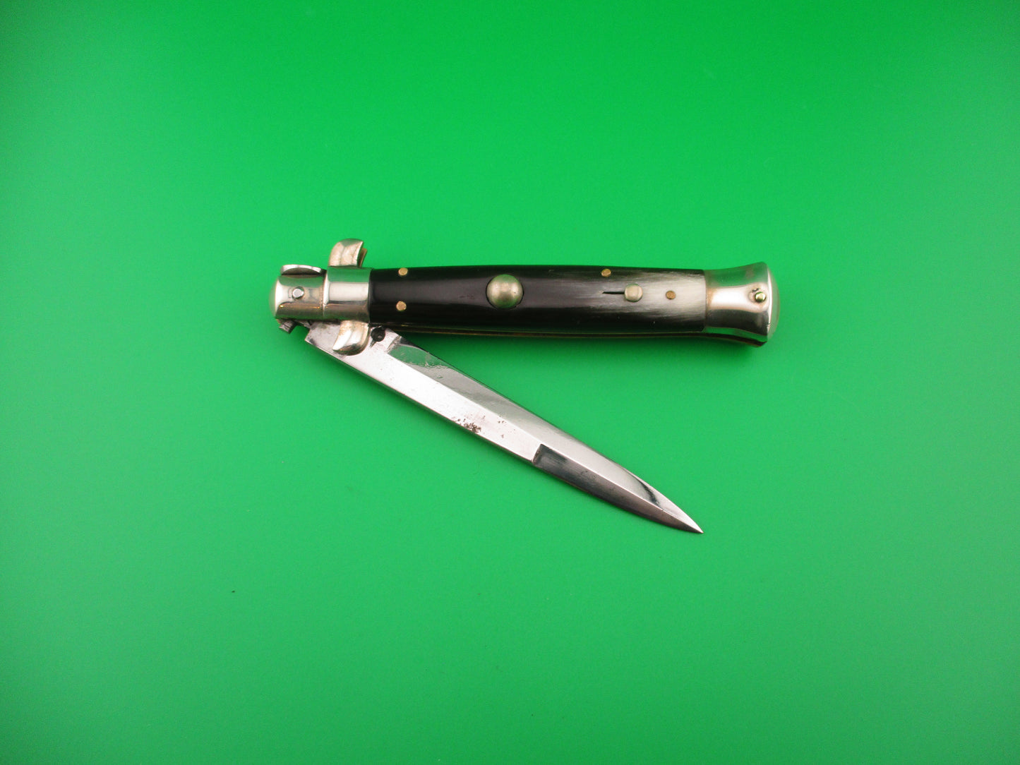 ROMO ITALY 23cm Italian Picklock 1950s vintage Bayonet Horn automatic knife