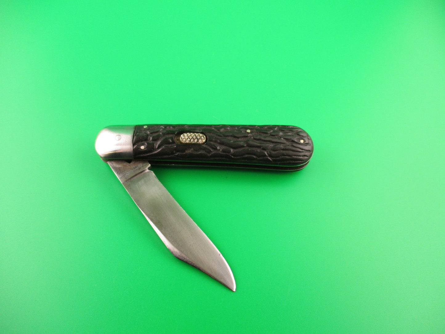 FLYLOCK #12000 Scout Clip blade Antique Automatic knife made in USA