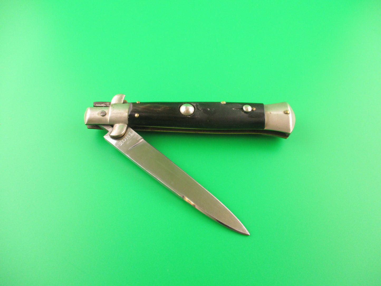 INOX PATENT 20cm Italian BOBC 1960s vintage Swedge horn automatic knife