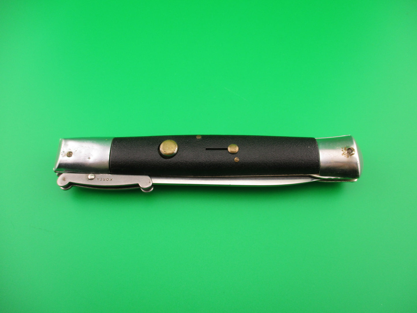 STAINLESS STEEL KOREA 26cm Korean Rizzuto Vintage clone swing guard automatic knife