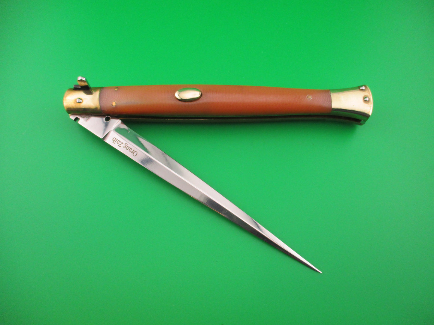 Custom Zaib 35cm Italian inspired Needle point Dagger picklock Wicked Stiletto switchblade knife