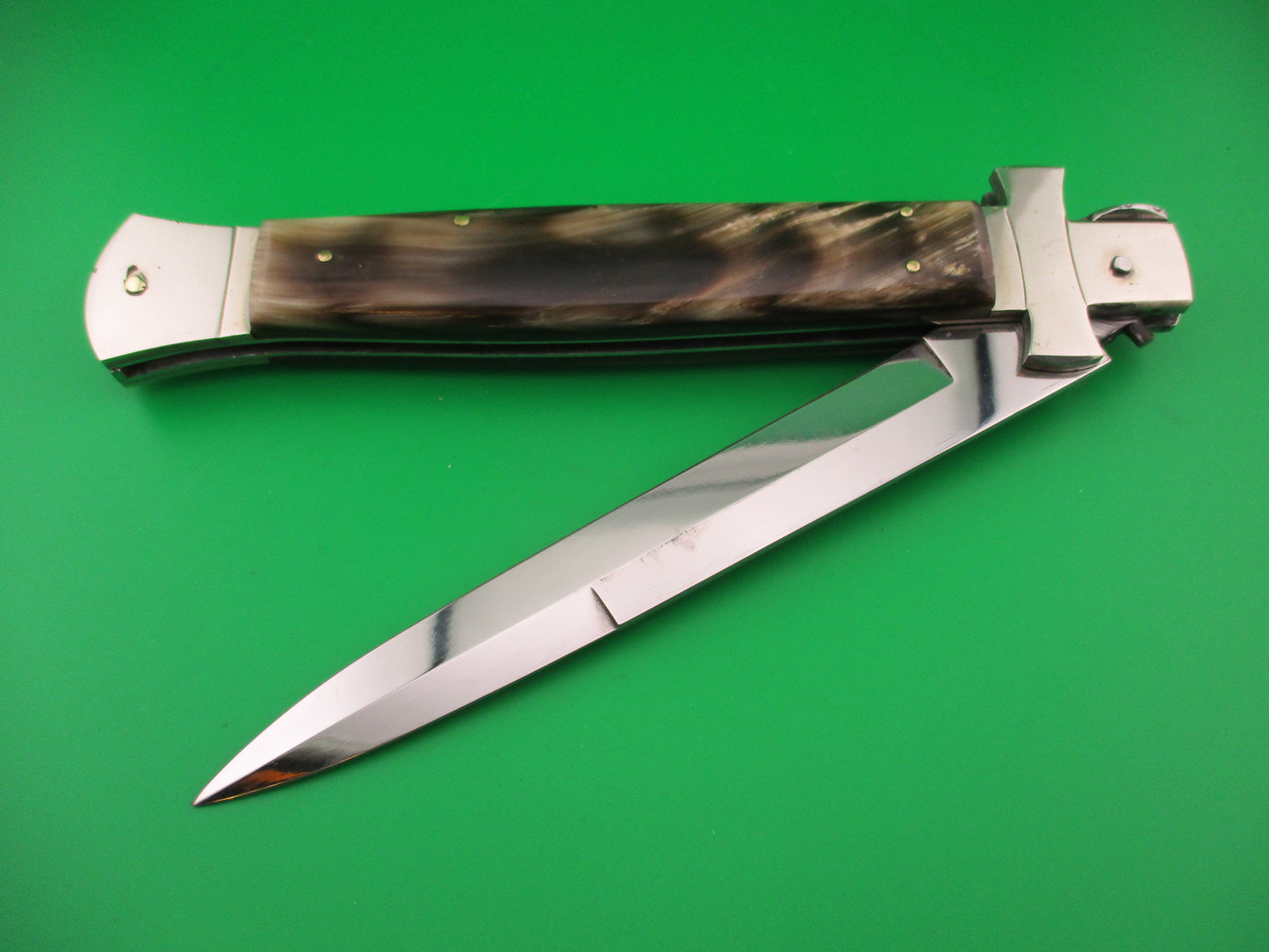 Renzo Pascotto DANUVIUS #1 40cm Italian Maltese Guard Picklock Shield button switchblade