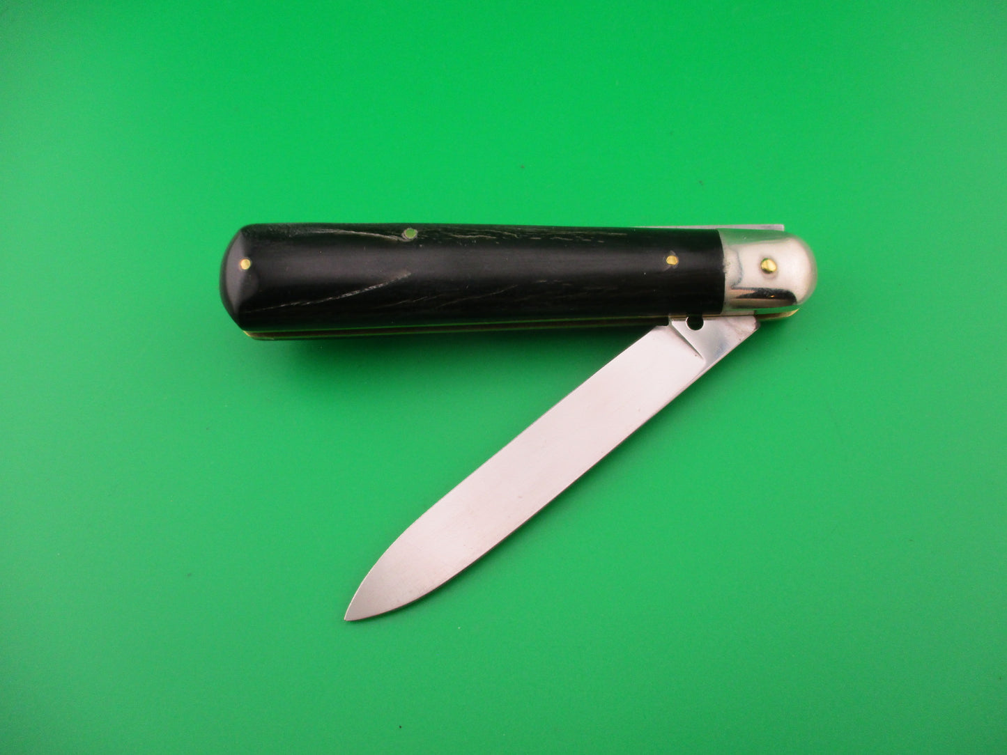 Rostfrei 20cm Italian Horn Cigar Slip joint 1970s vintage NOS switchblade jack knife