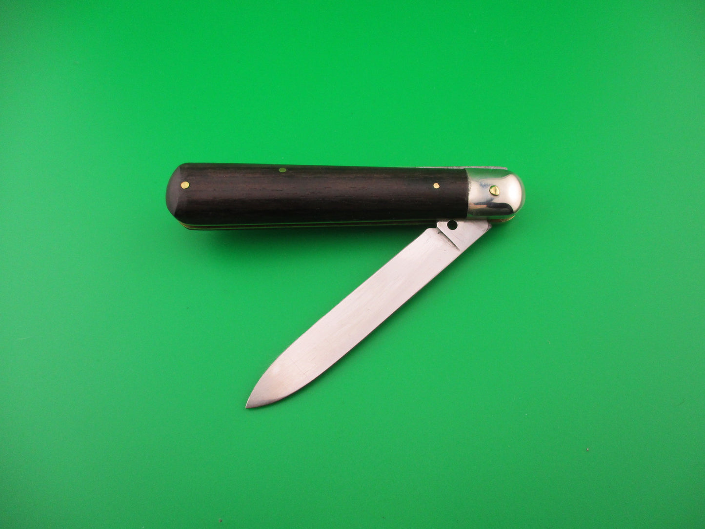 Rostfrei 20cm Italian Ebony Cigar Slip joint 1970s vintage NOS switchblade jack knife