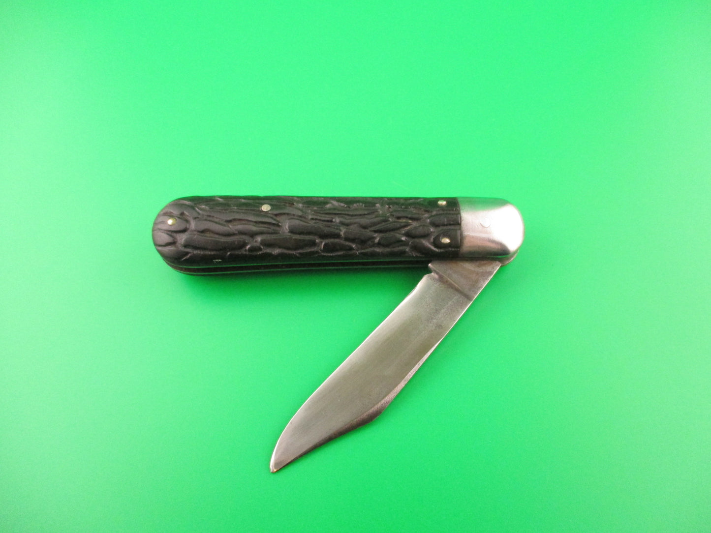 FLYLOCK #12000 Scout Clip blade Antique Automatic knife made in USA