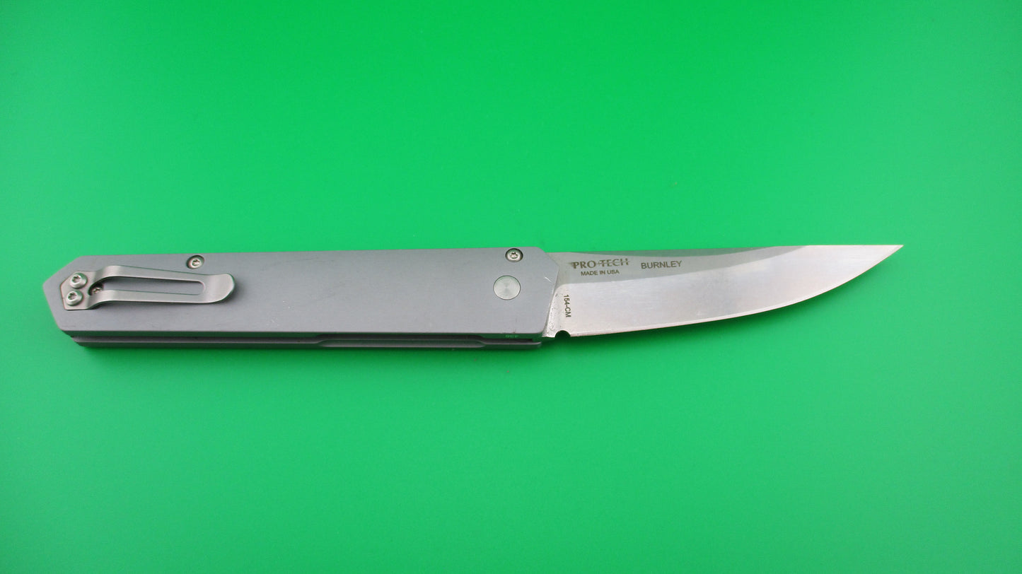 PROTECH BOKER BURNLEY 8 3/8 inch Gray automatic knife