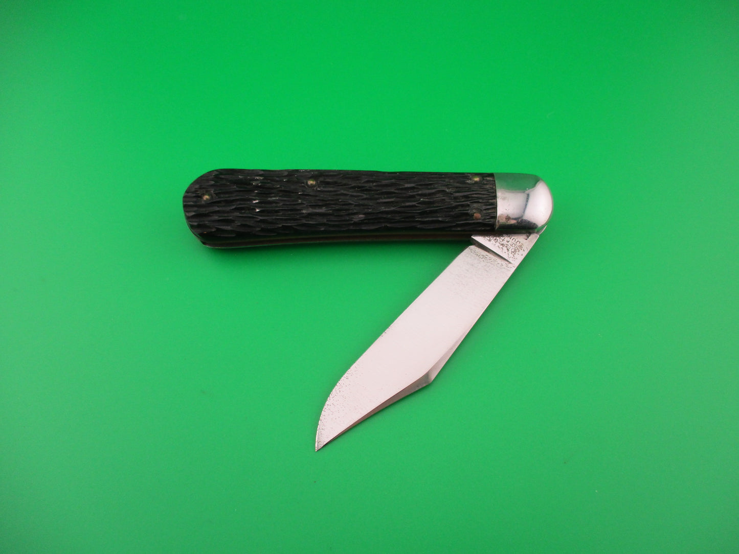 SCHRADE WALDEN NY #155 Scout Black Stagged vintage automatic knife