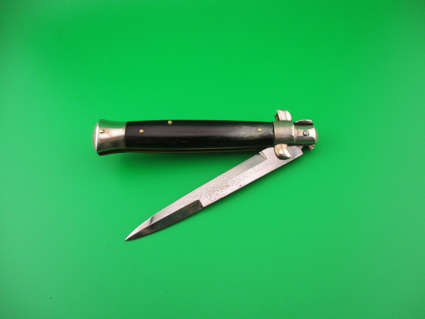 ROMO ITALY 23cm Italian Picklock 1950s vintage Bayonet Horn automatic knife
