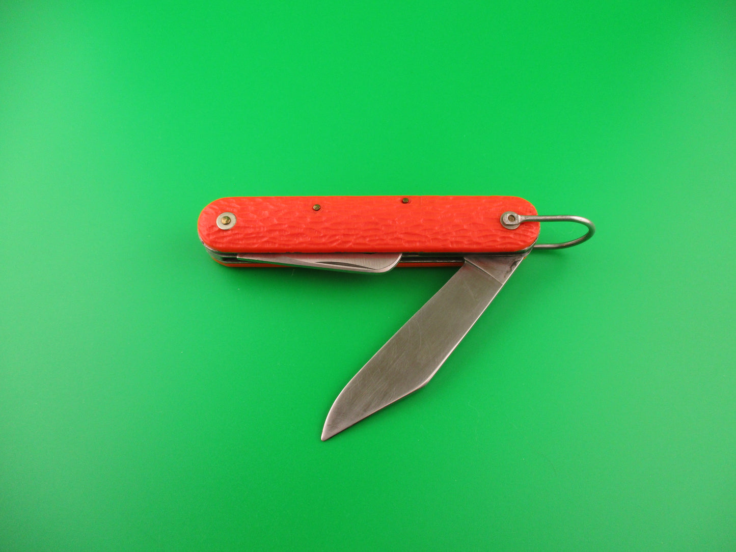 z CAMILLUS vintage MC1 Orange paratrooper automatic knife with hook blade
