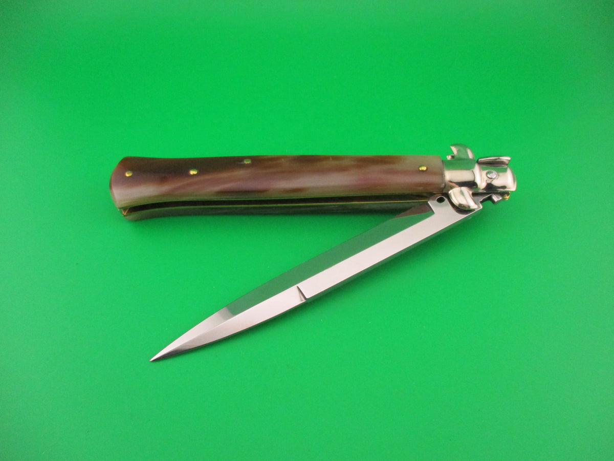 Frank B Italy 28cm Italian Fantail Swivel bolster Light horn automatic knife