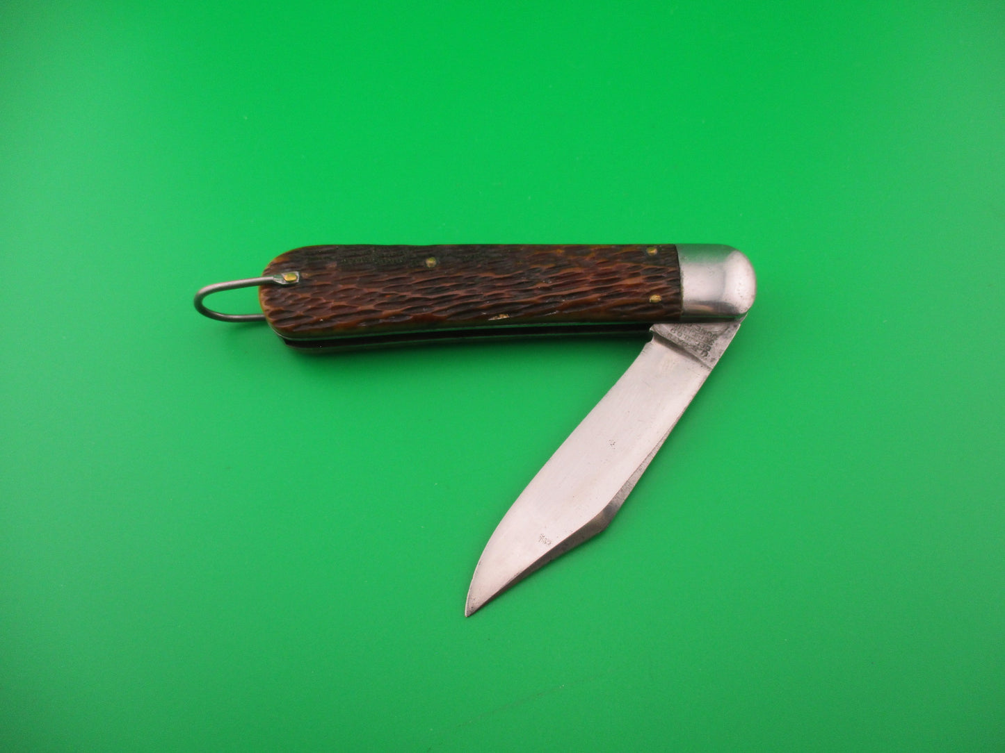 SCHRADE CUT CO M2 Bone WWII Paratrooper Military issue switchblade knife