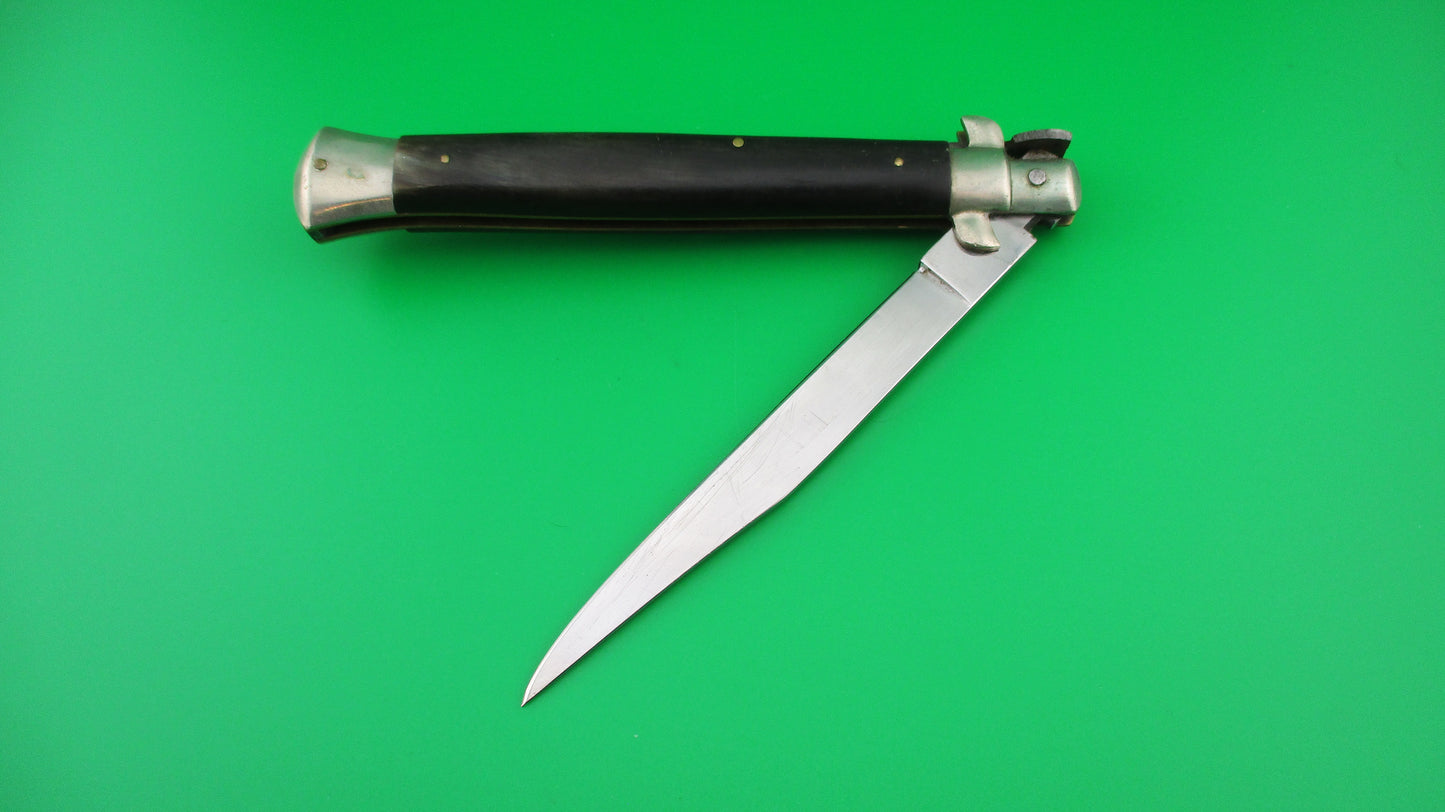 Stainless Steel ITALY 28cm Italian FALSE BUTTON humpback lockback Vintage manual knife