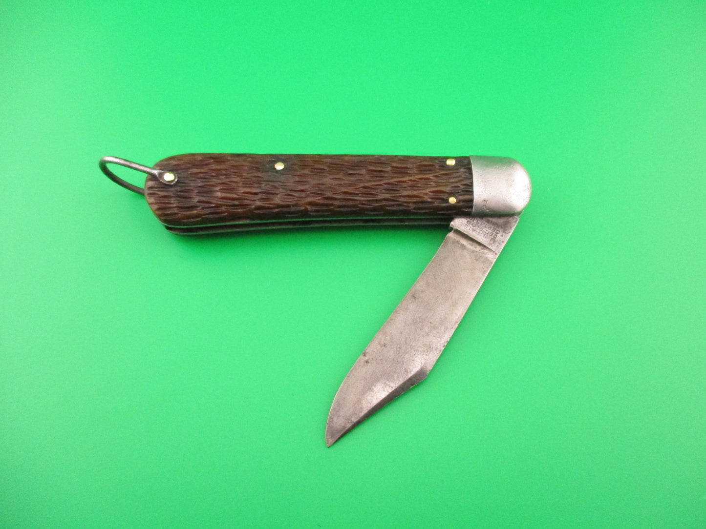 SCHRADE CUT CO M2 Bone WWII Paratrooper Military issue switchblade knife