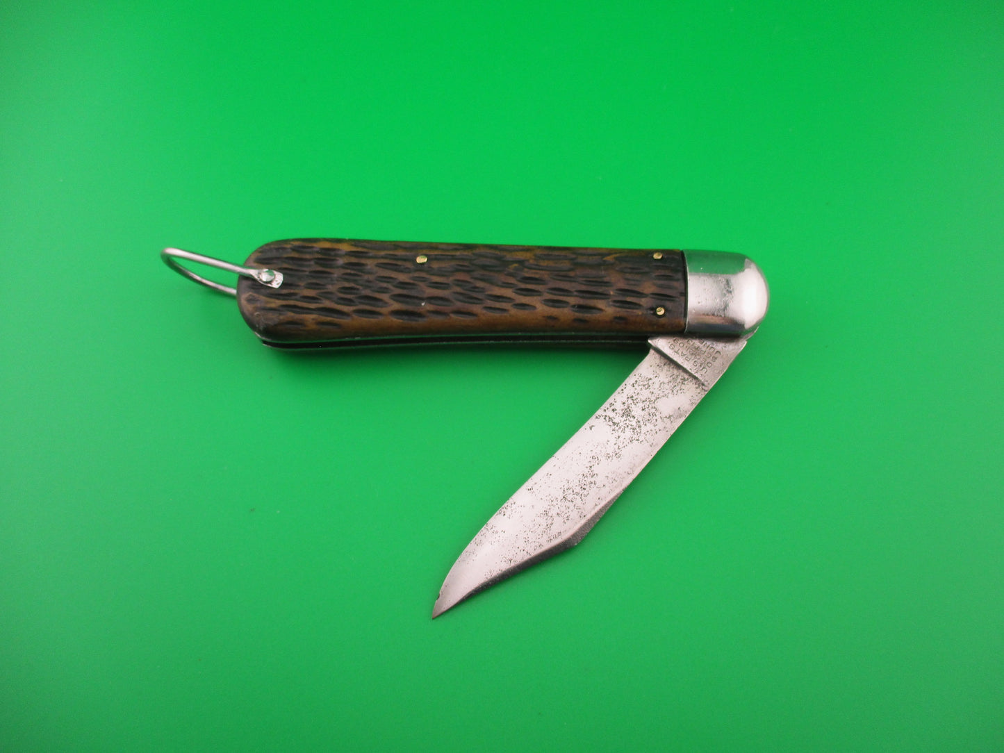 SCHRADE CUT CO M2 Bone WWII Paratrooper Military issue switchblade knife