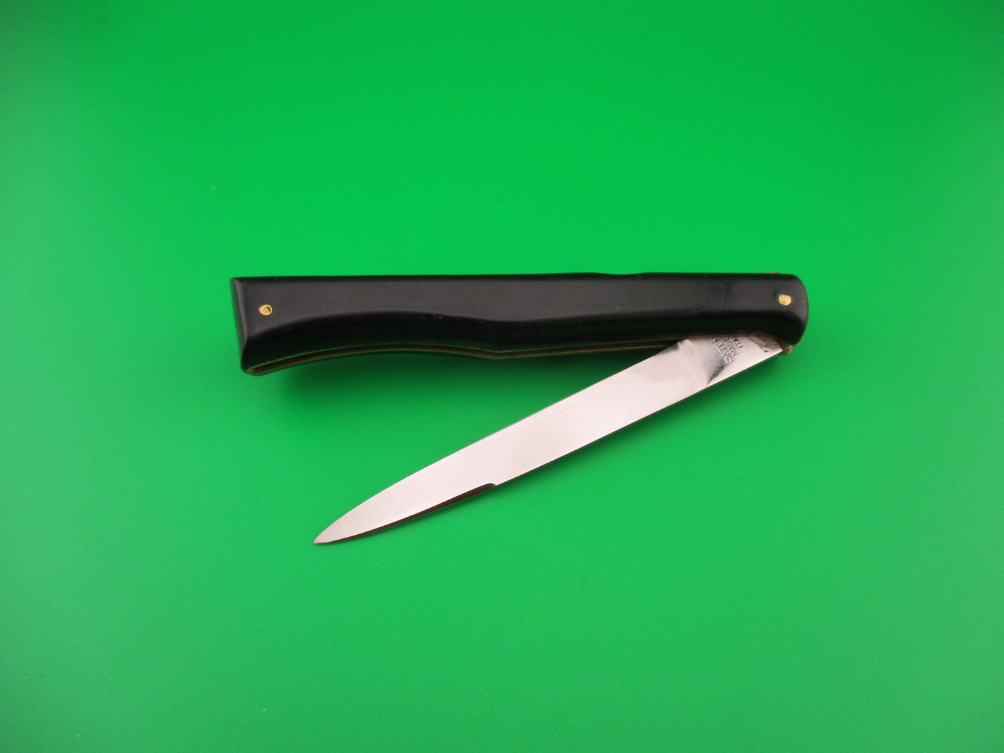 z Ackermannchen ROSTFREI 21cm Italian Rectangle button lockback automatic knife
