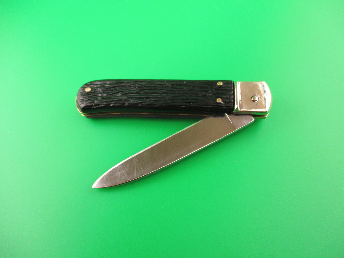 IHER INOX SPAIN 20cm Spanish Lever Chamois Antelope automatic knife