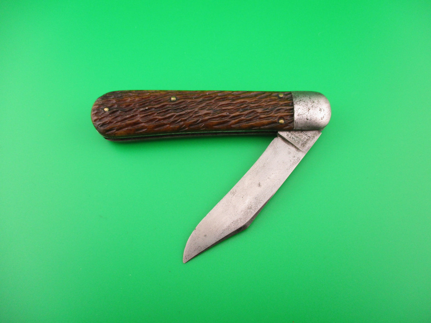 SCHRADE CUT CO 1553 3/4 Scout Jigged bone automatic knife