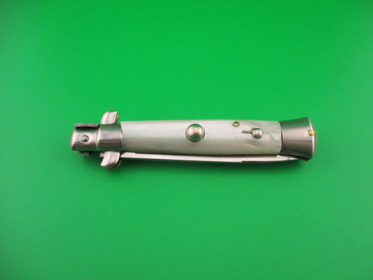 Rostfrei 7 20cm Italian Transitional Pearlex Stiletto vintage automatic knife