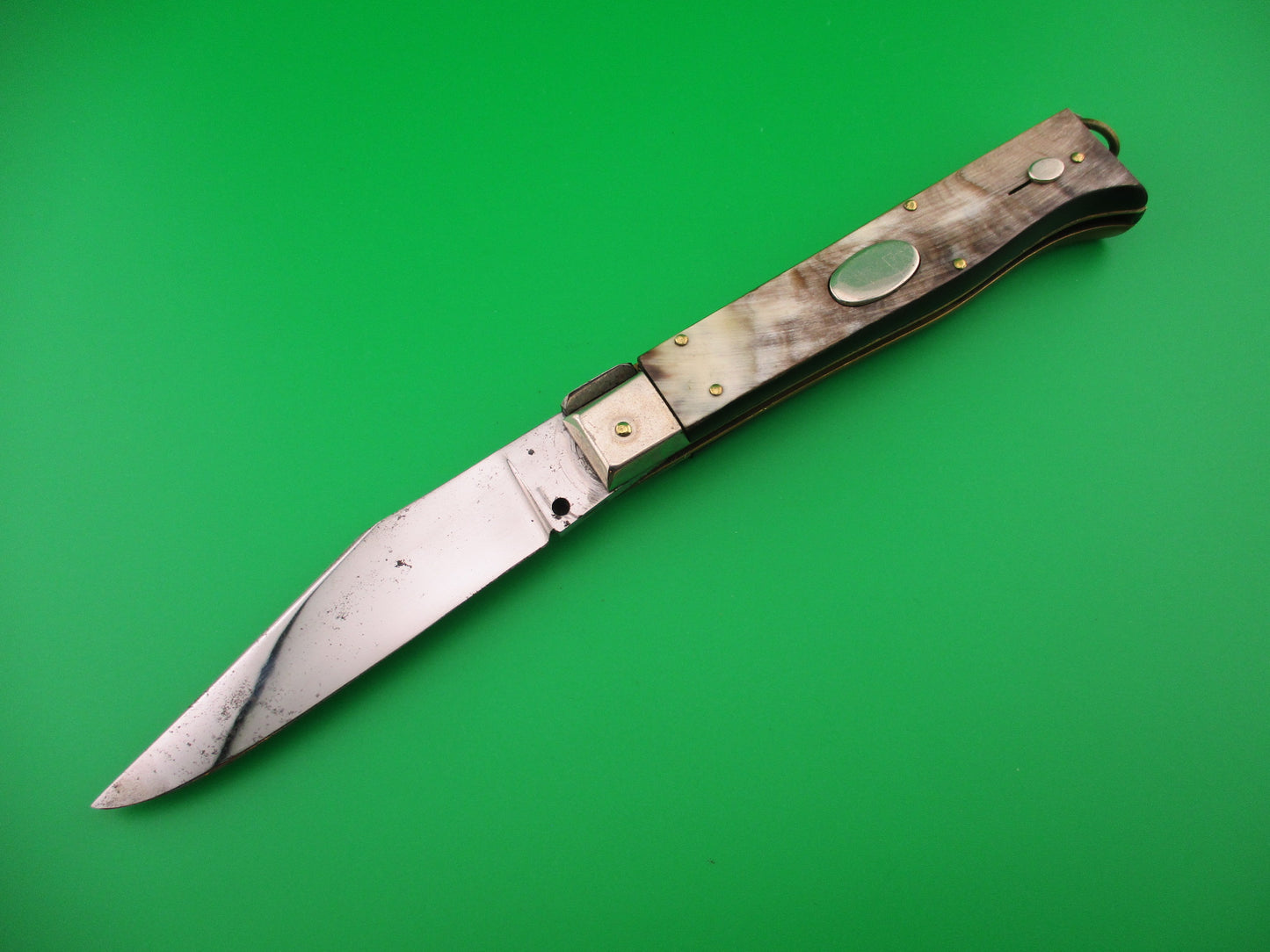 Vintage 22cm Italian Picklock Oval button Camper vintage 1950s automatic knife