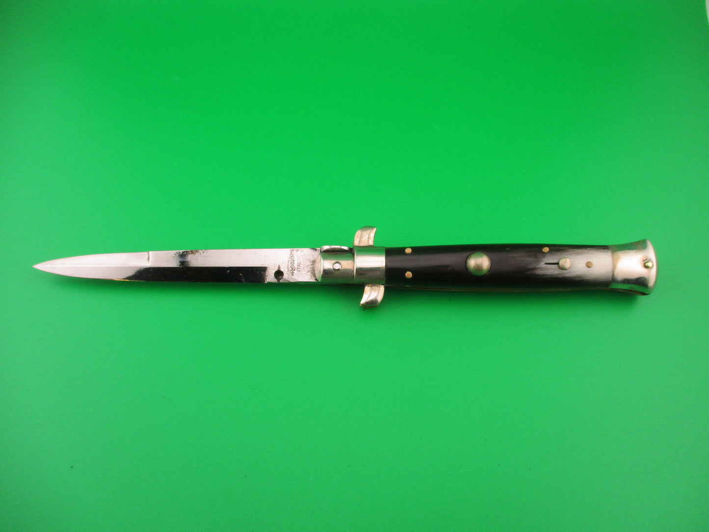 ROMO ITALY 23cm Italian Picklock 1950s vintage Bayonet Horn automatic knife