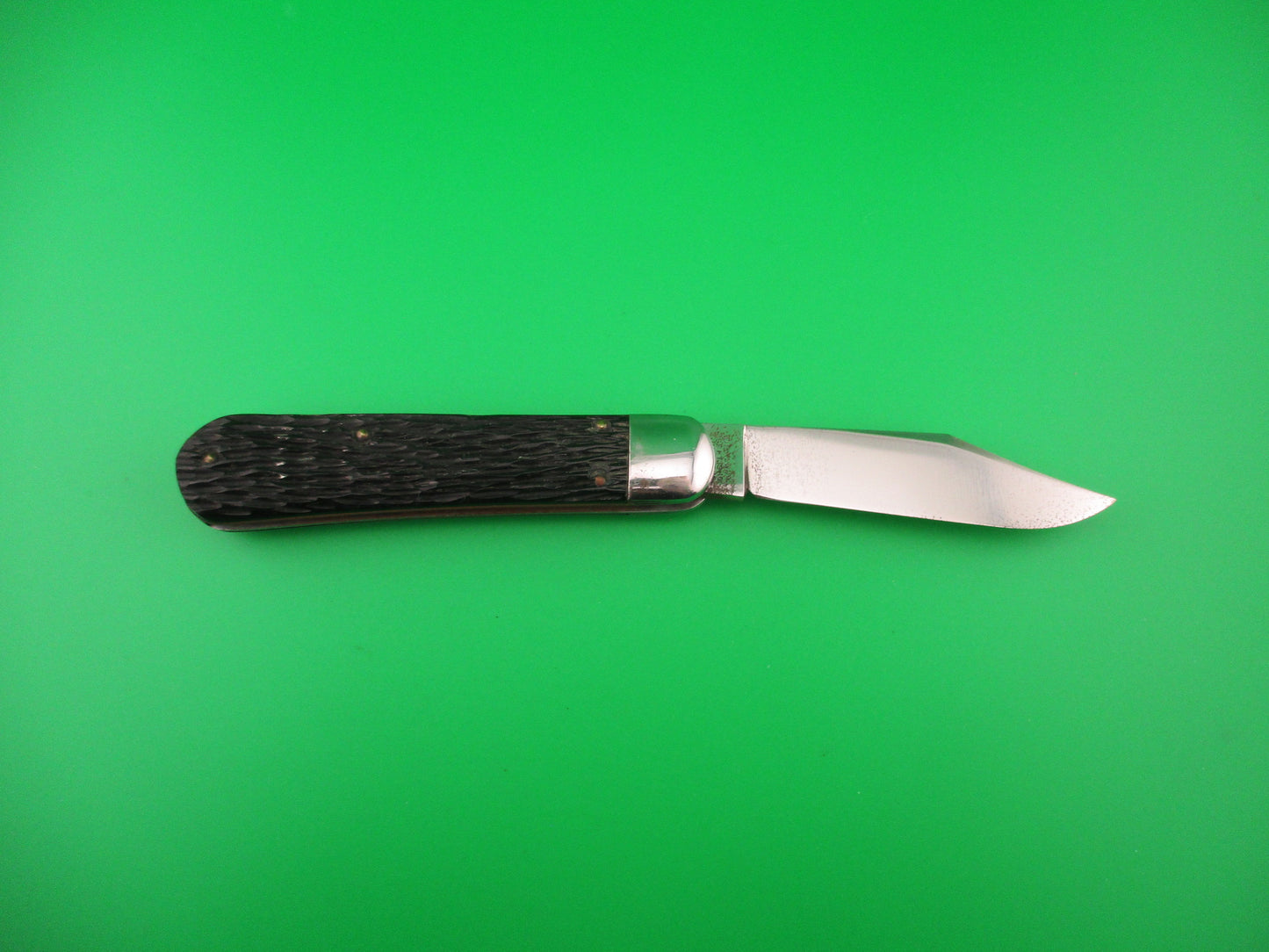 SCHRADE WALDEN NY #155 Scout Black Stagged vintage automatic knife