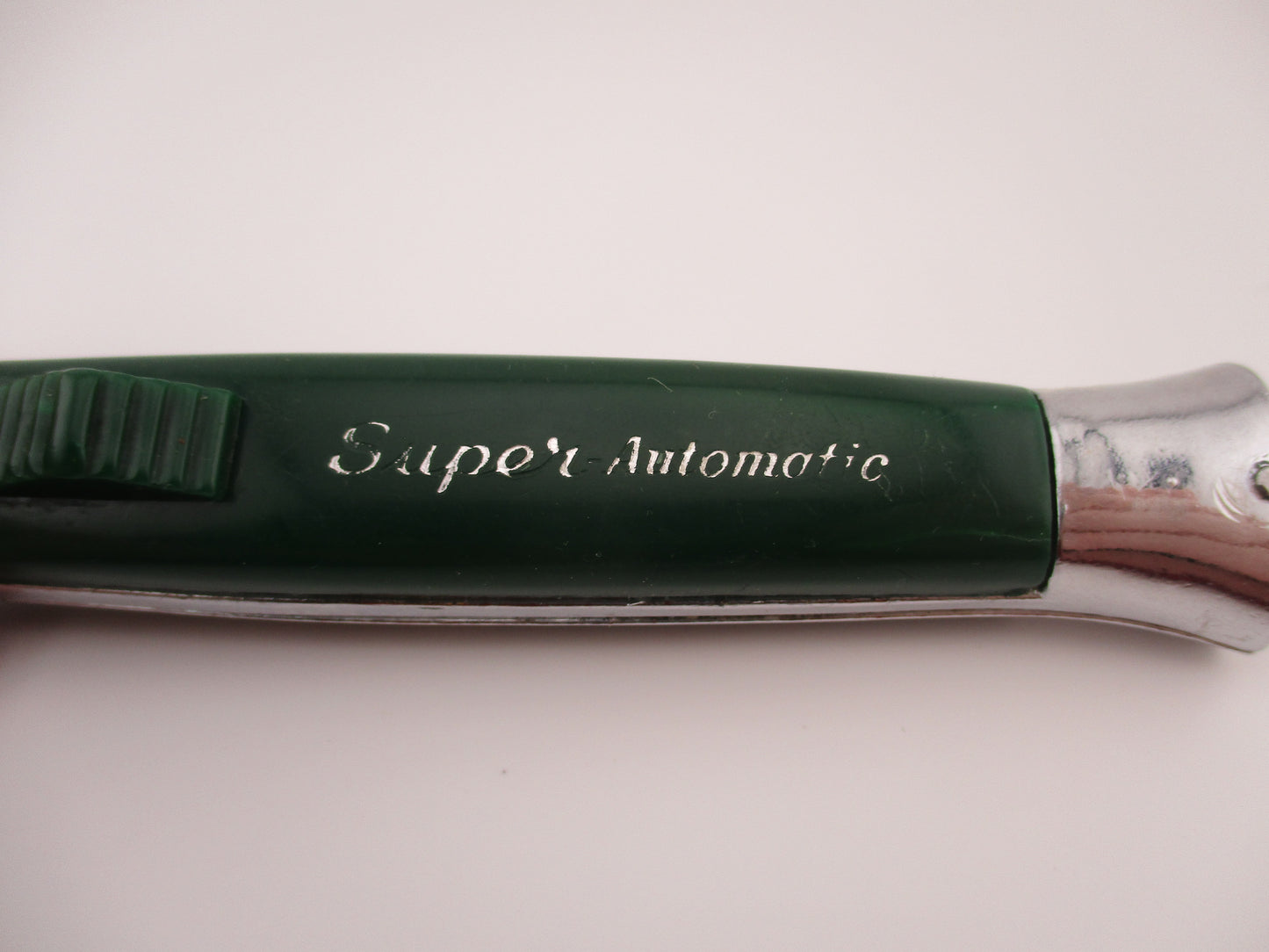 STAINLESS STEEL 21cm Super Automatic OTF DA Rare GREEN automatic knife