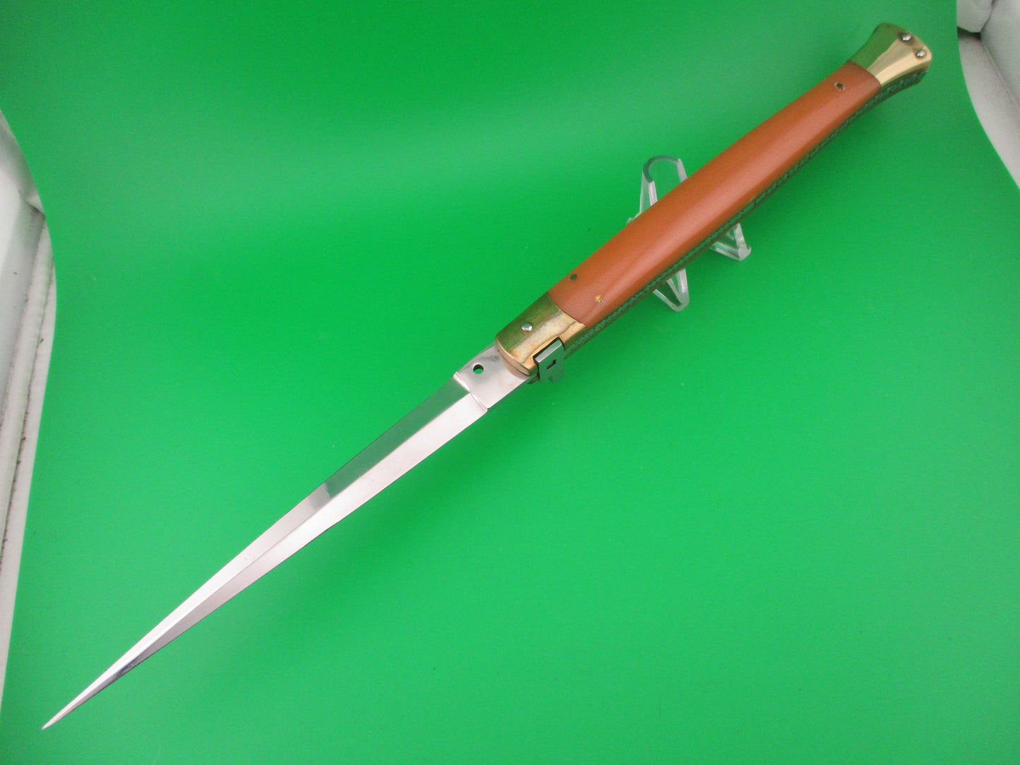 Custom Zaib 35cm Italian inspired Needle point Dagger picklock Wicked Stiletto switchblade knife