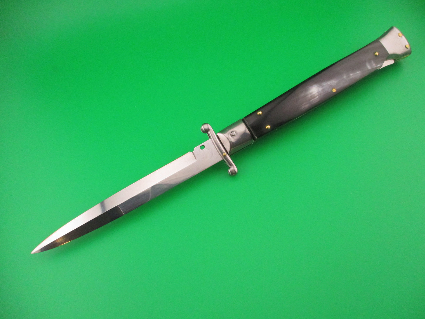 FRANK B ITALY 28cm Italian Swing Guard Brazilian horn automatic knife