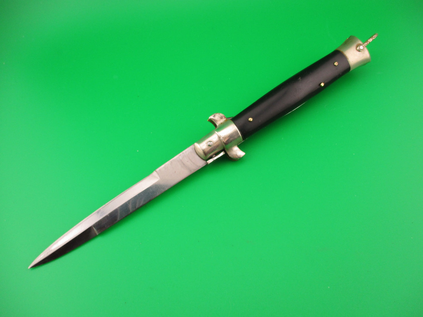 STAINLESS STEEL 23cm Japanese Picklock Vintage Black automatic knife